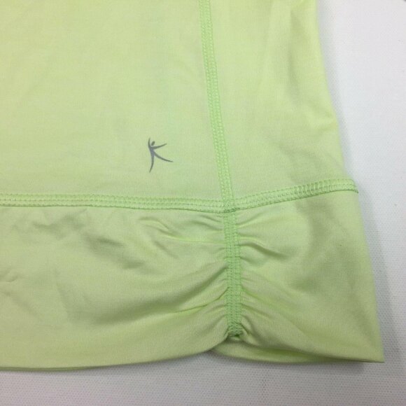 Danskin Now Performance Girls Loose Fit Active Tee Neon Green Long Sleeve Large - Picture 2 of 12